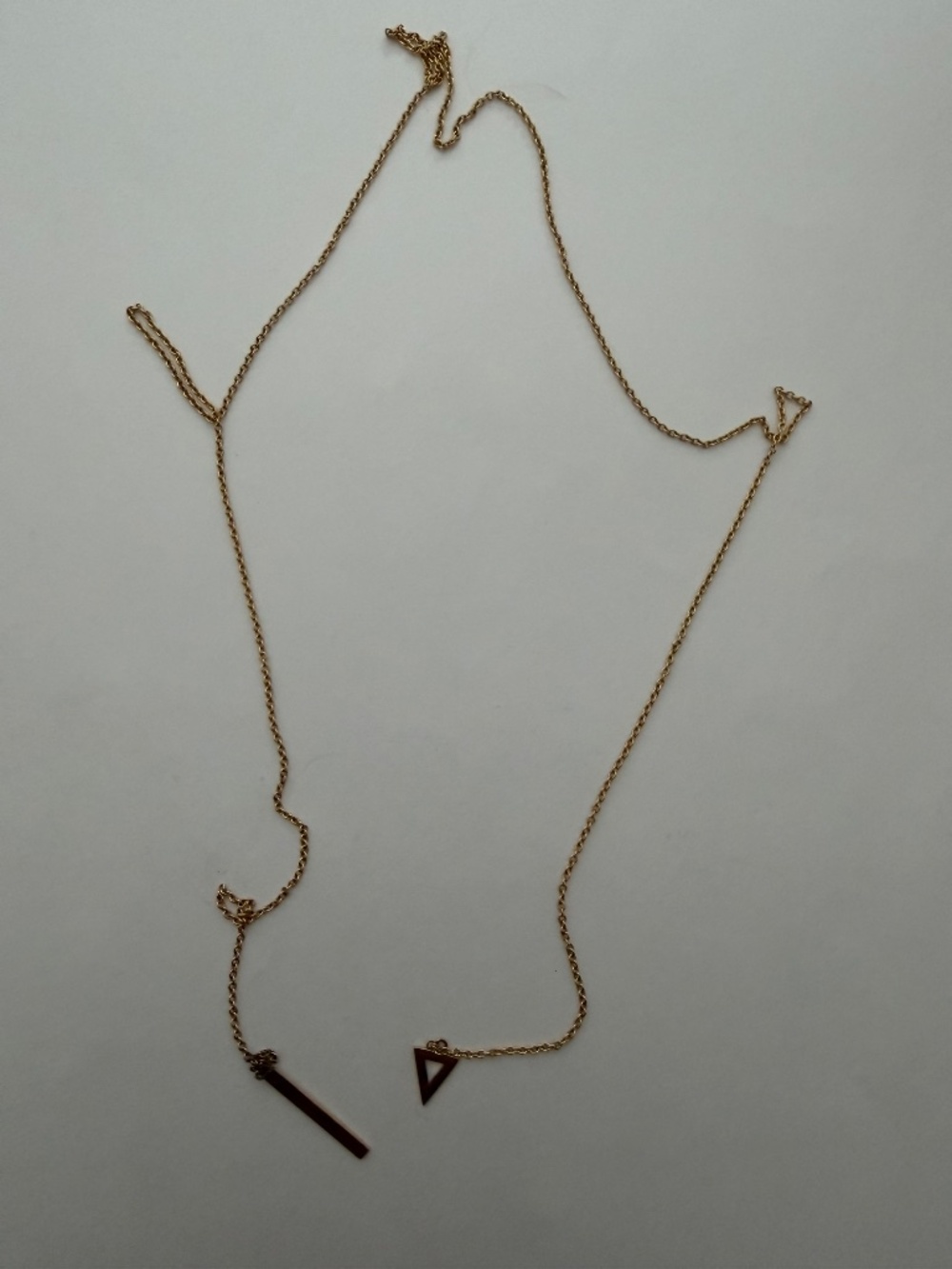 Stella & Dot Lariat Necklace Gold